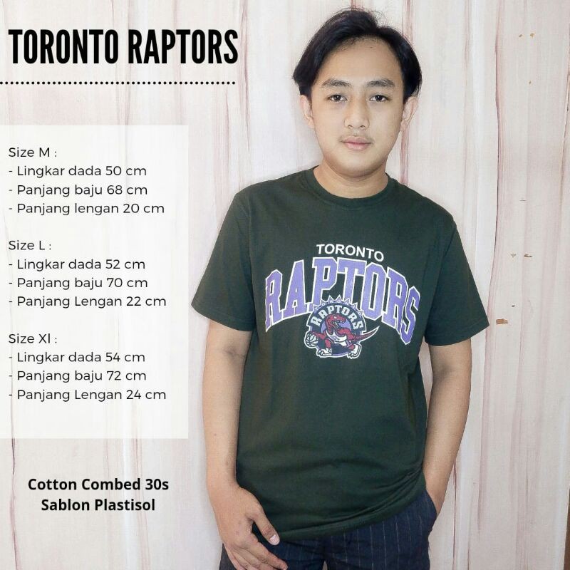 Kaos Cowok Hijau Army raptors