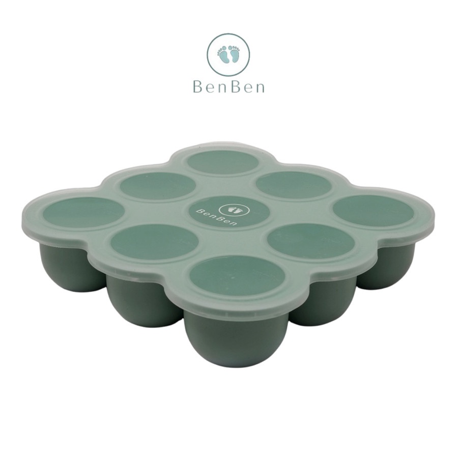 BENBEN SILICONE FOOD CONTAINER 9 HOLES