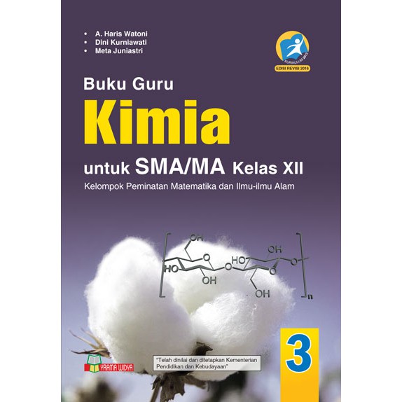 Buku Guru Kimia Sma Buku Paket Kimia Kelas 12 Kimia Sma Kelas 12 Kurikulum 2013 Edisi Revisi Shopee Indonesia