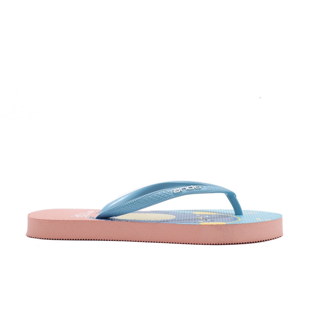 Ando Cloudy Sandal Japit Anak Perempuan Flip Flop Original Sendal Jepit Anak-anak Cewek Karet Pinguin