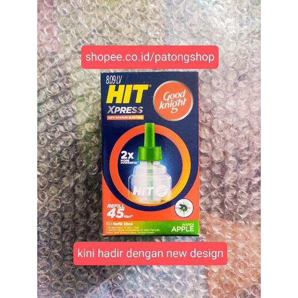 Hit nonstop Expert Refill Apel 35ml - Refill Obat Nyamuk cair Elektrik termurah