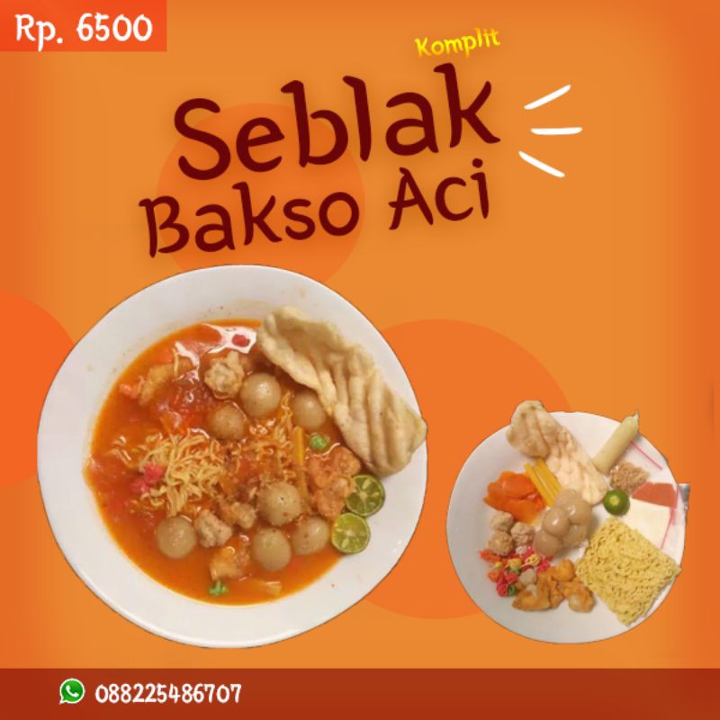 

PROMO SEBLAK KOMPLIT + BAKSO ACI EKSTRA PEDAS