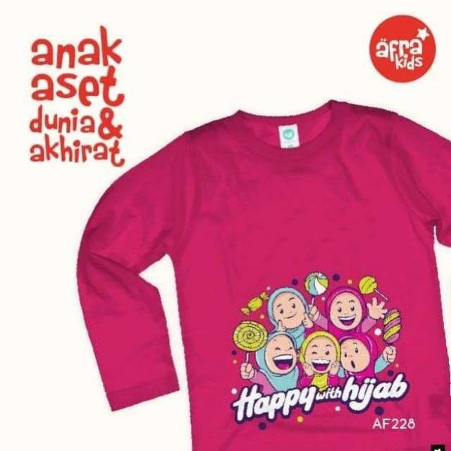 KAOS AFRAKIDS NEW DESIGN MARCH KAOS ANAK MUSLIM