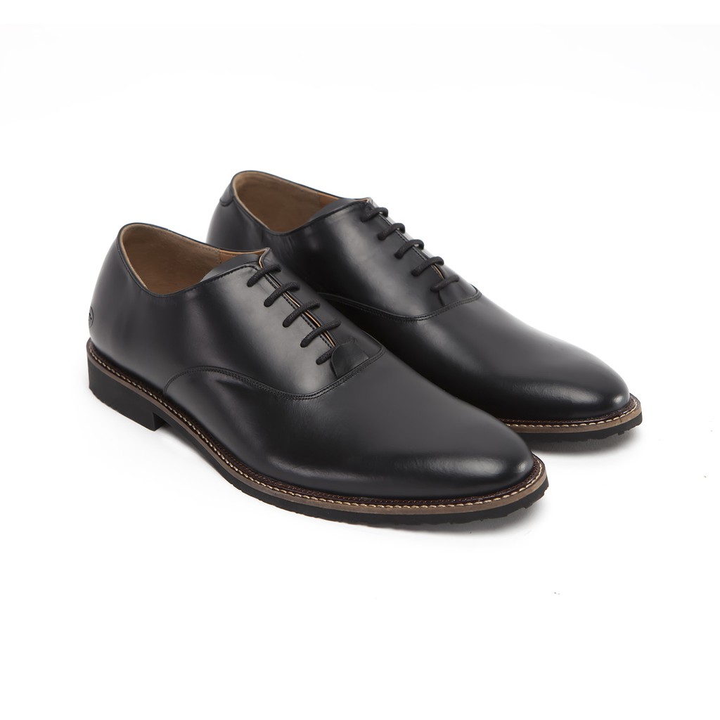 Sepatu Pria Formal Pantofel Oxford Kulit Asli Kekinian Original Footstep Footwear - Zapato E.1
