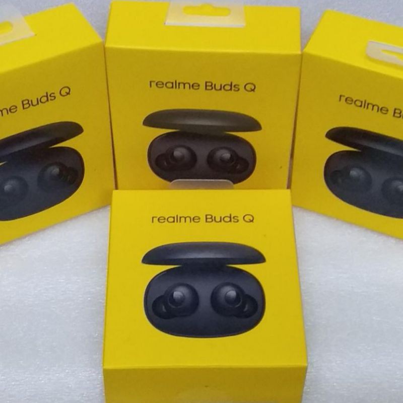 Realme Buds Q TWS Bluetooth Headset Garansi Resmi Real Me Indonesia Relmi Rilmi Hedset Earphone