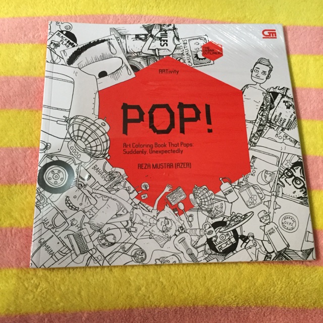 Download Pop Art Coloring Book That Pops Suddenly Unexpectedly Shopee Indonesia