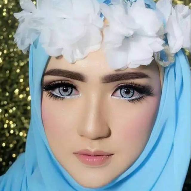 Softlens MAKI BLUE Dream Color 1 / Soflen Maki Dreamcolor / Softlens Dreamcolor Kemasan Botol Kaca