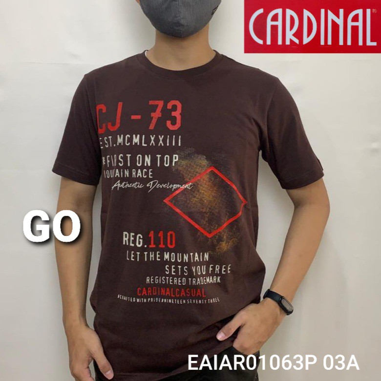 gof KCH CARDINAL KAOS T-Shirt COWOK REGULER Baju Cowok Kaos Cardinal