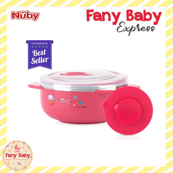 NUBY STAINLESS STEEL SUCTION BOWL