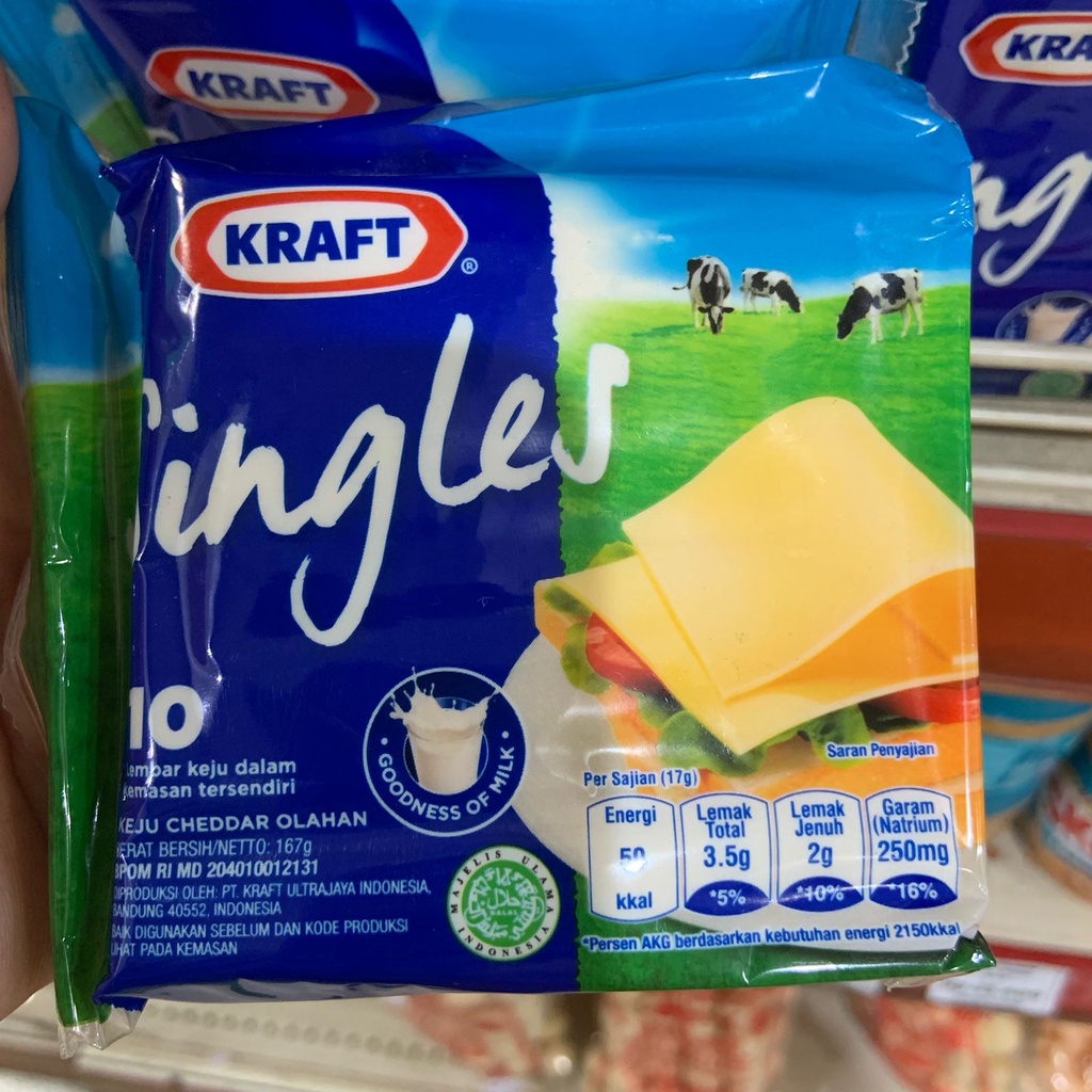 

Kraft keju Single 10 Pcs 167g