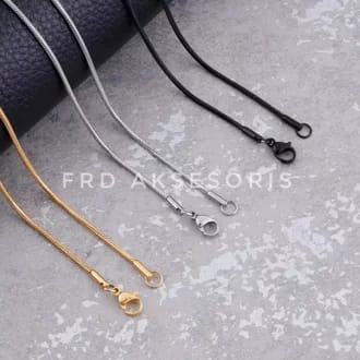 [cod] kalung titanium antikarat murah model korean stayle