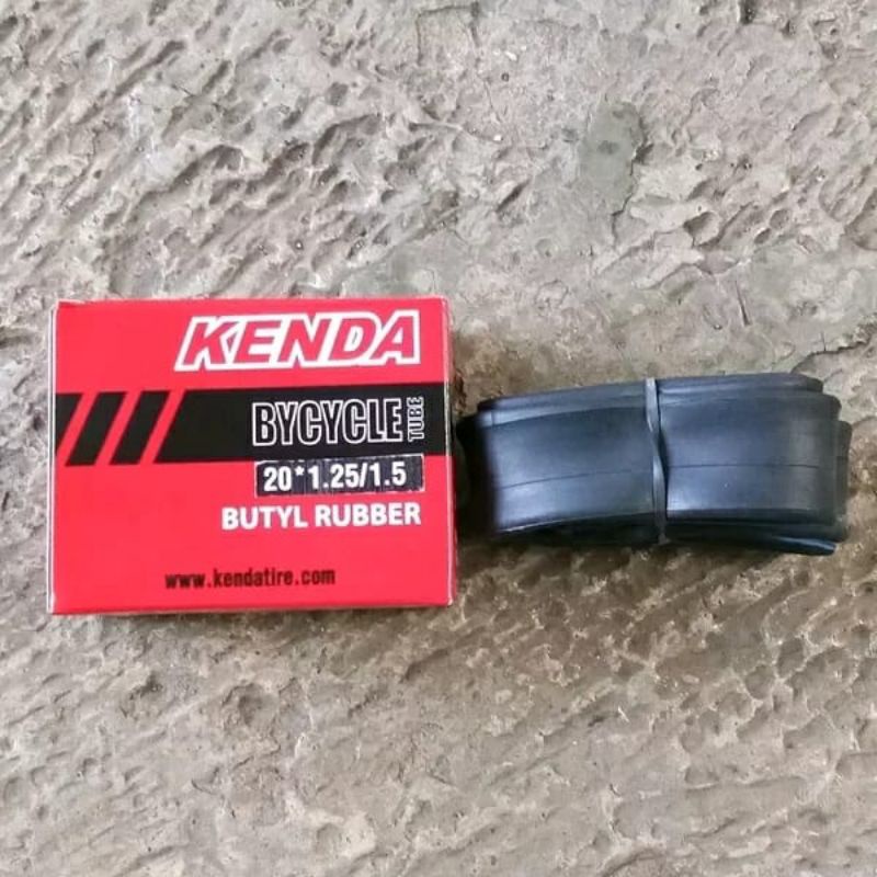 BAN DALAM SEPEDA 20 X 1.25/1.50 PENTIL MOTOR AV KENDA UNTUK SEPEDA LIPAT BMX MINION