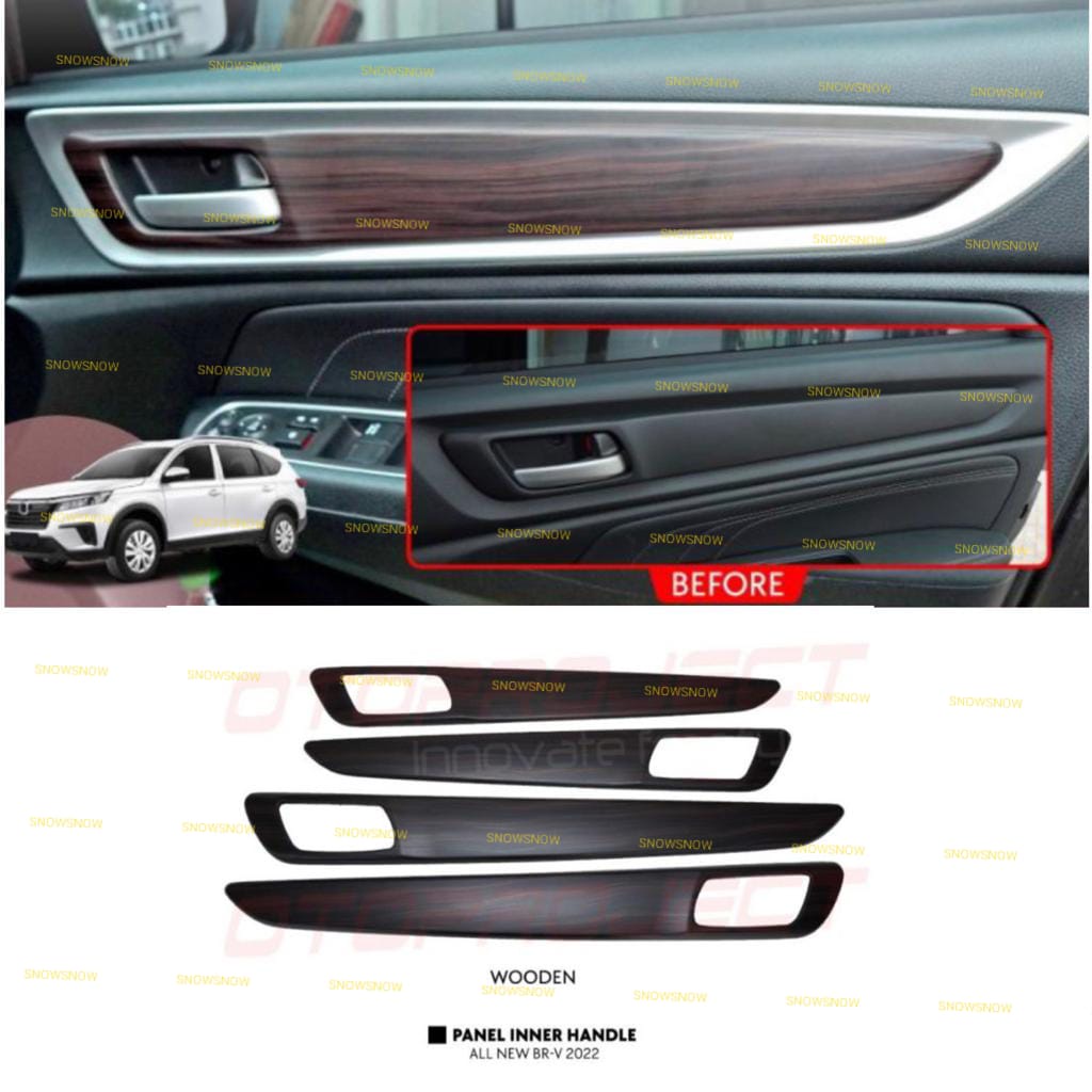 Panel Inner Handle Honda BRV 2022 Up Wood Kayu