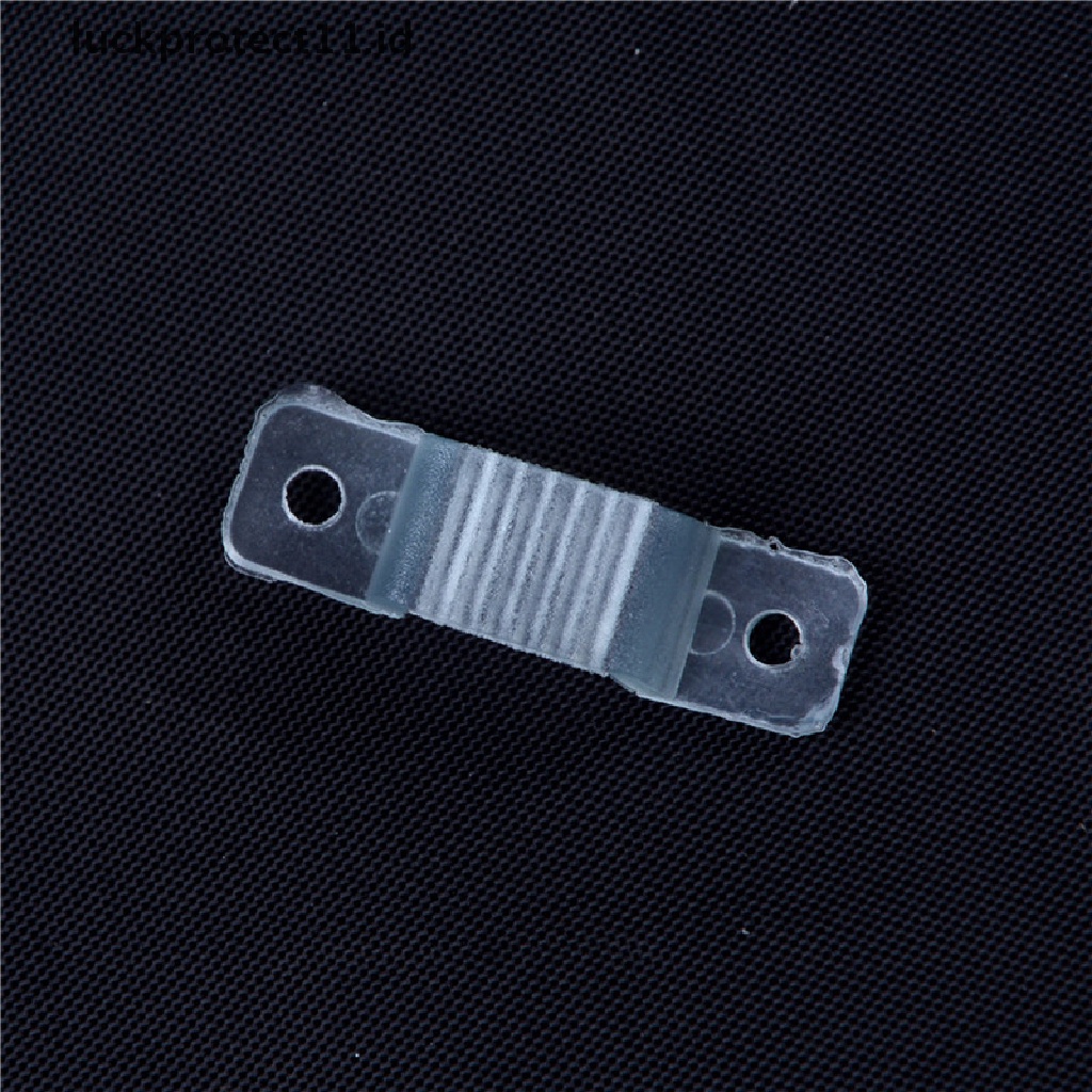 //HG&amp;ID// 100pcs 10mm LED Fixing Silicon Mounting Clips LED Strip Light Connector Clips .