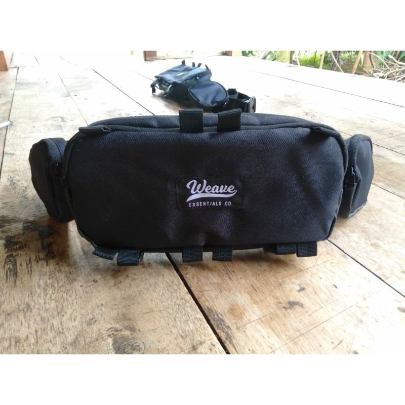 Waist bag Slingbag Tas selempang weave / tas waistbag distro weave