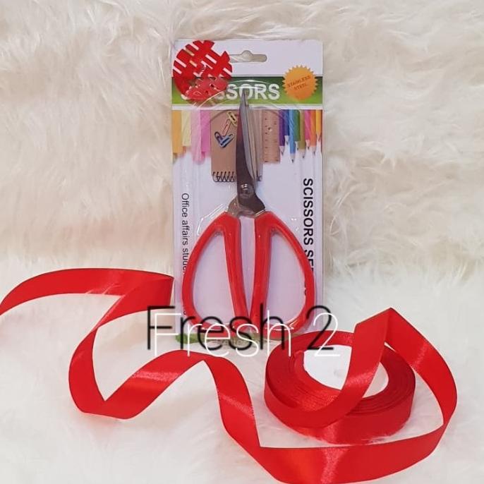 

Diskon gunting pelangkah + pita merah/gunting Merah Diskon