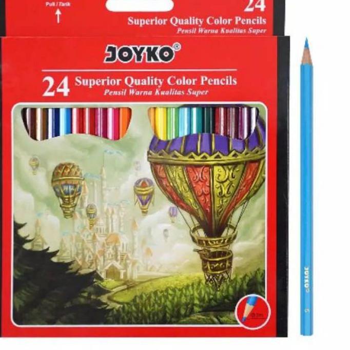 

Kirim Langsung ❁ Pensil warna Joyko CP-101/24 warna ( 1 set )**