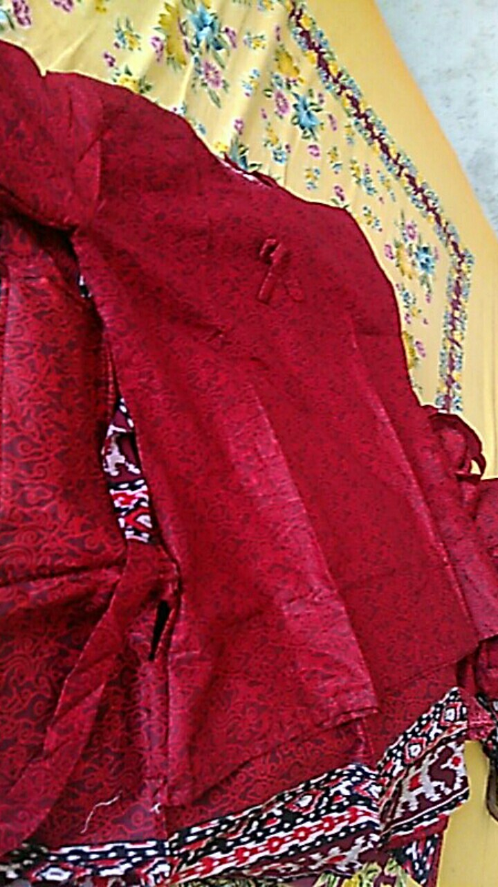 Batik Couple / Batik Keluarga Mega Merah 2021 / Batik Anak / Batik Gamis / Gamis Anak  Pekalongan