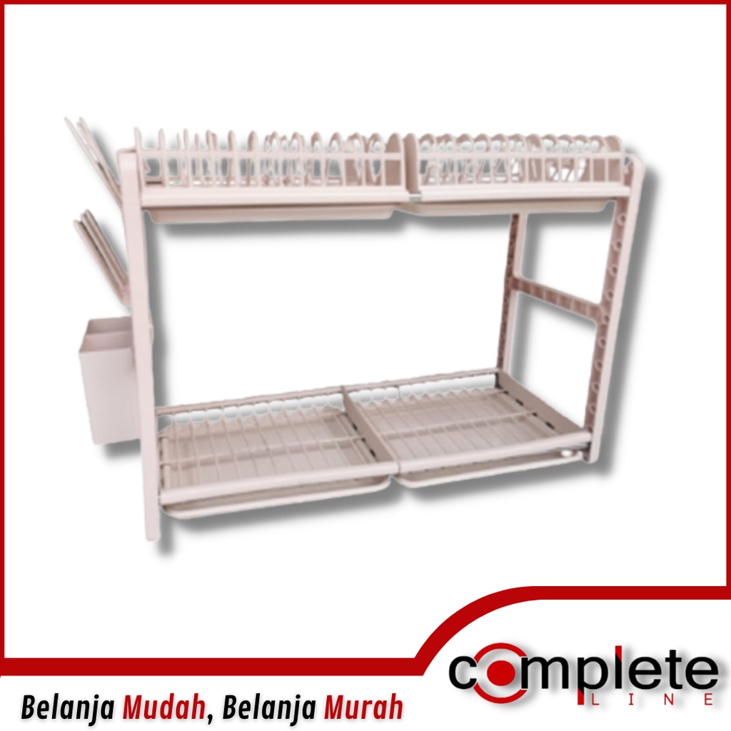 Rak Piring FAWSLINE 2 Tingkat / Rak Susun Dapur