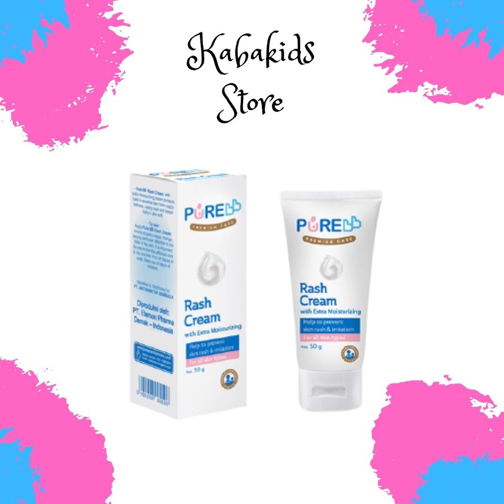 Pure Baby Rash Cream 50 Gr PureBB Krim Ruam Bayi - Kabakids Store