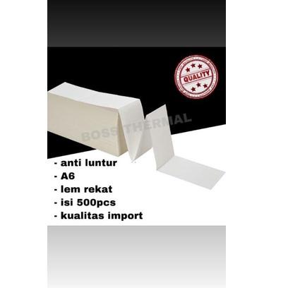 

Muraaaahh.. kertas stiker label thermal lipat 100x150 barcode A6