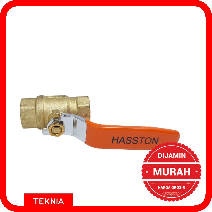 Ball Valve 1/2 Inch HASSTON - Kran Stop - Katup Bola