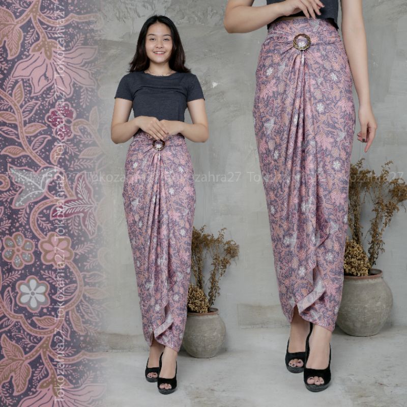 Rok Lilit Batik VOL.3 BY ZAHRATUL27 Batik  Rok Lilit Bawahan Kebaya FREE RING