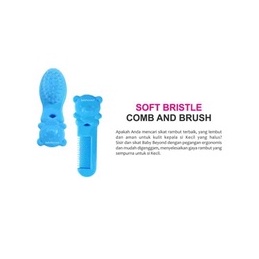 Babybeyond Soft Bristle Comb and Brush BB1058 Sikat dan Sisir Bayi