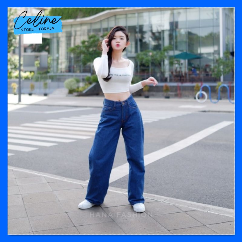 PLAYME CROP TOP KAOS TSHIRT LENGAN PANJANG | ATASAN WANITA CT066