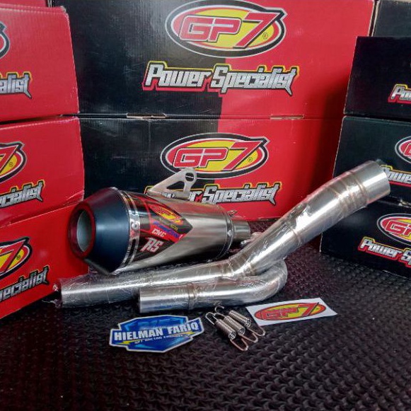 Knalpot GP7 Alexis CNC RS GTX pnp Jupiter 100% Original GP7