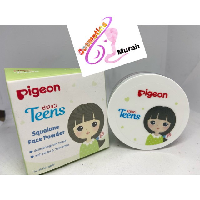 New Pigeon bedak tabur / pigeon face powder squalane