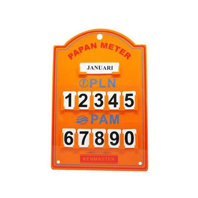 

KENMASTER PAPAN PLASTIK STAND METER PLN PAM