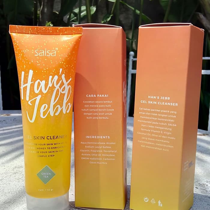 Salsa Hans Jebb Gel Skin Cleanser ( Lulur tanpa bilas ) - 100ml BPOM