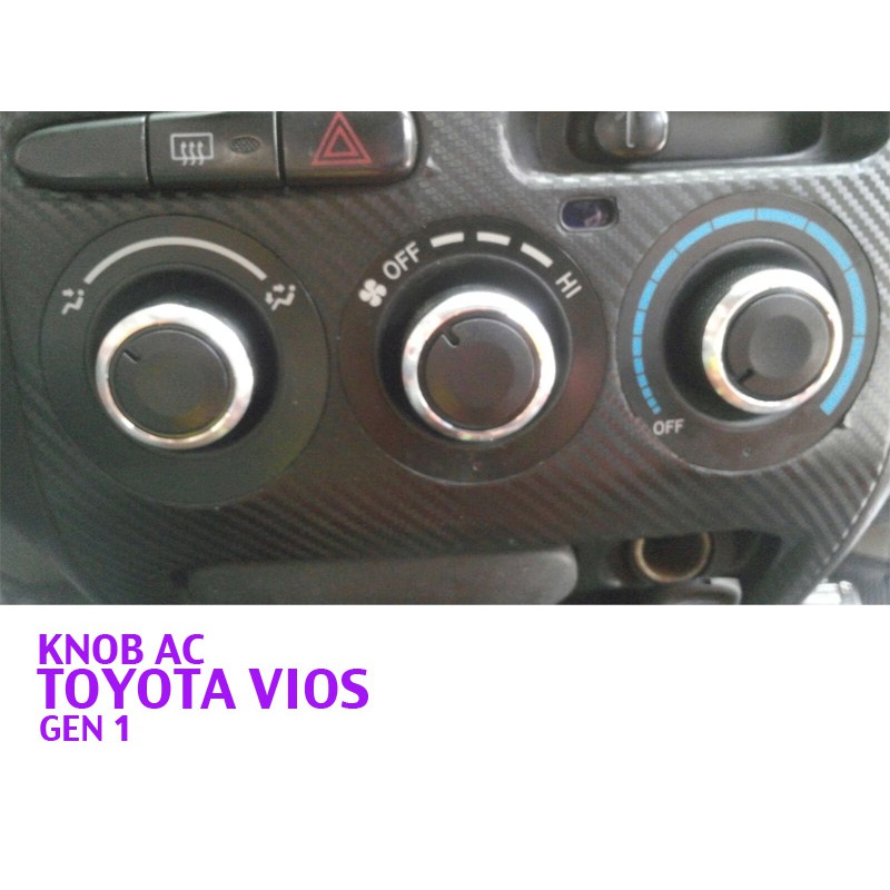 Knob AC Elegan Bundar Toyota Vios Limo Generasi 1