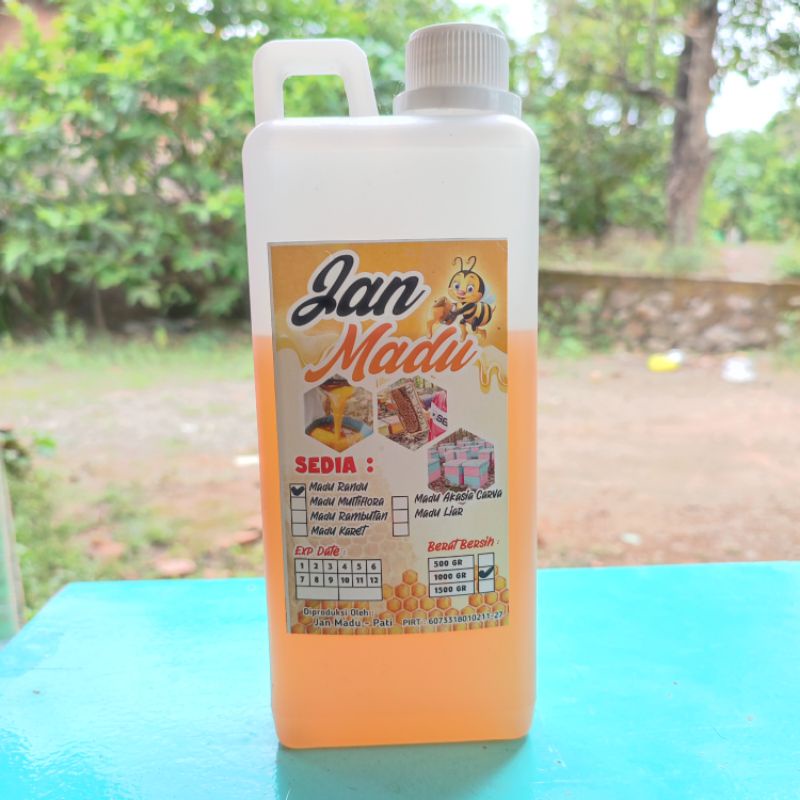 

Madu Murni Nektar Bunga Randu kemasan 1kg