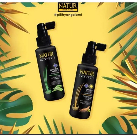 ⭐BAGUS⭐ NATUR HAIR TONIC 90 &amp; 50ML | Aloe / Ginseng