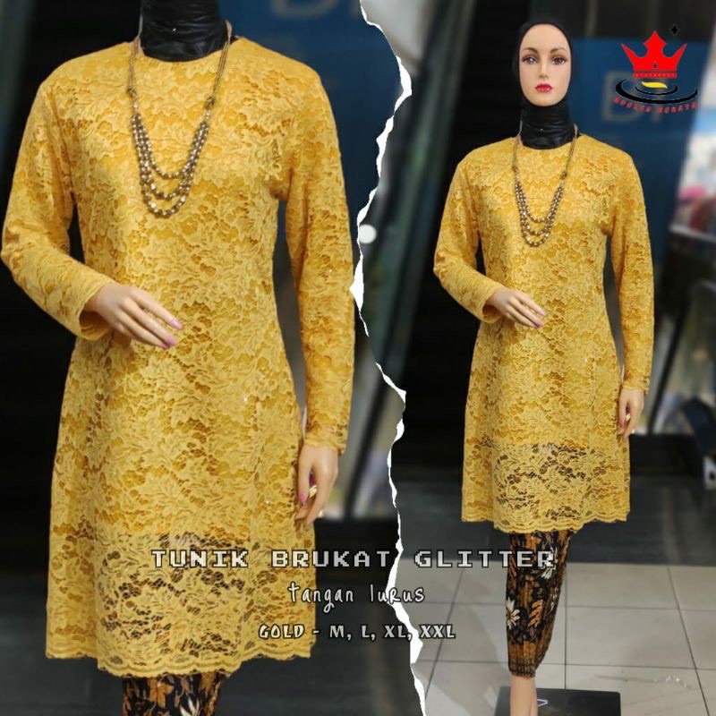 Tunik brokat murah/tunik padang modern/kebaya wanita/tunik brukat pesta/kebaya pesta/kebaya wisuda