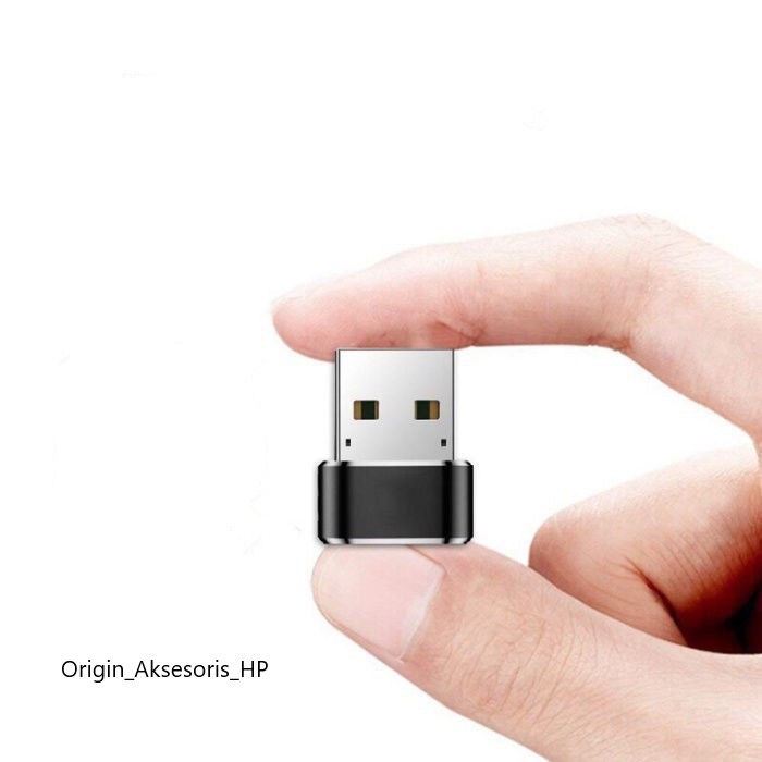 OTG USB Male to Type C Female Adapter Interface Converter Connector DC