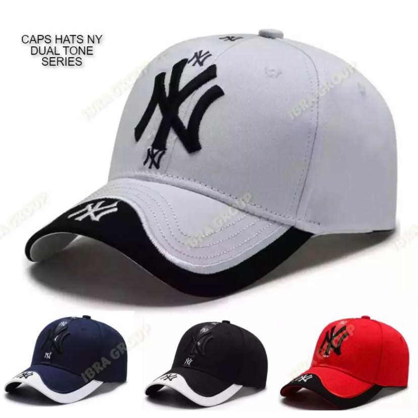 Topi Baseball Ny Newyork Dua warna Import Premium Pria Wanita Dewasa