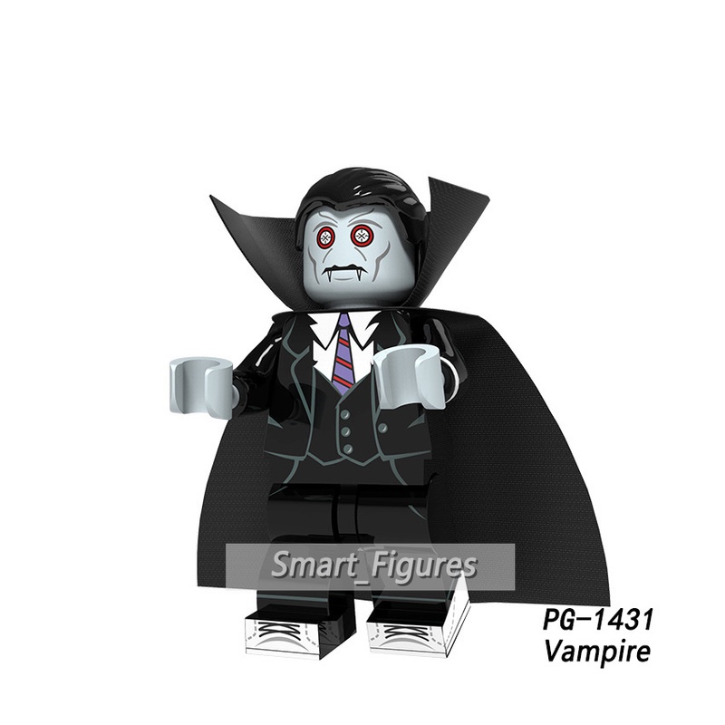 Pg8171 Mainan Action Figure Minifigures Seri Halloween Bentuk Labu / Orang-Orangan Sawah / Penyihir / Vampire / Joker