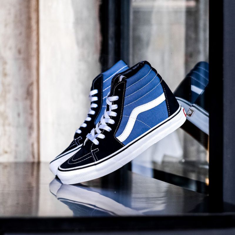 Vans Sk8 Hi Classic Navy Original
