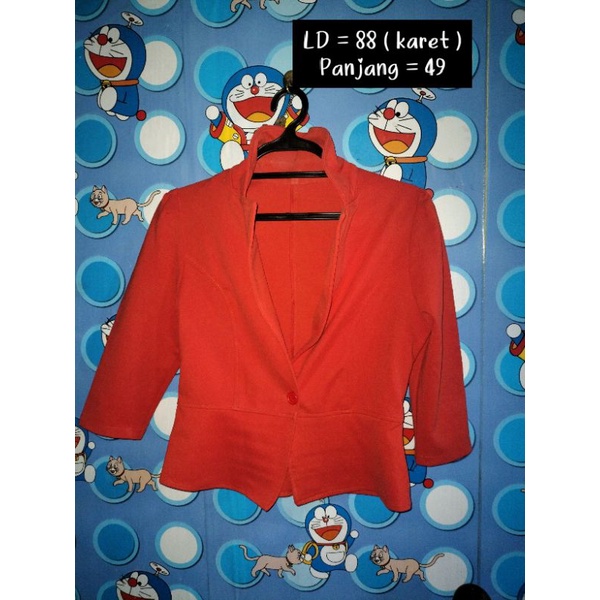cardigan merah