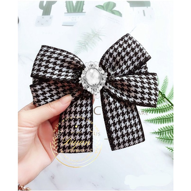 pita hias aplikasi dekorasi korean ribbon brooch