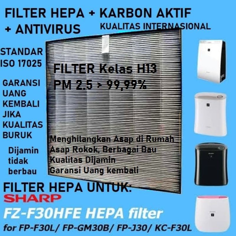 filter hepa sharp berkualitas air purifier fp f30y fp f30 fp gm30 kc f30 murah sure filter