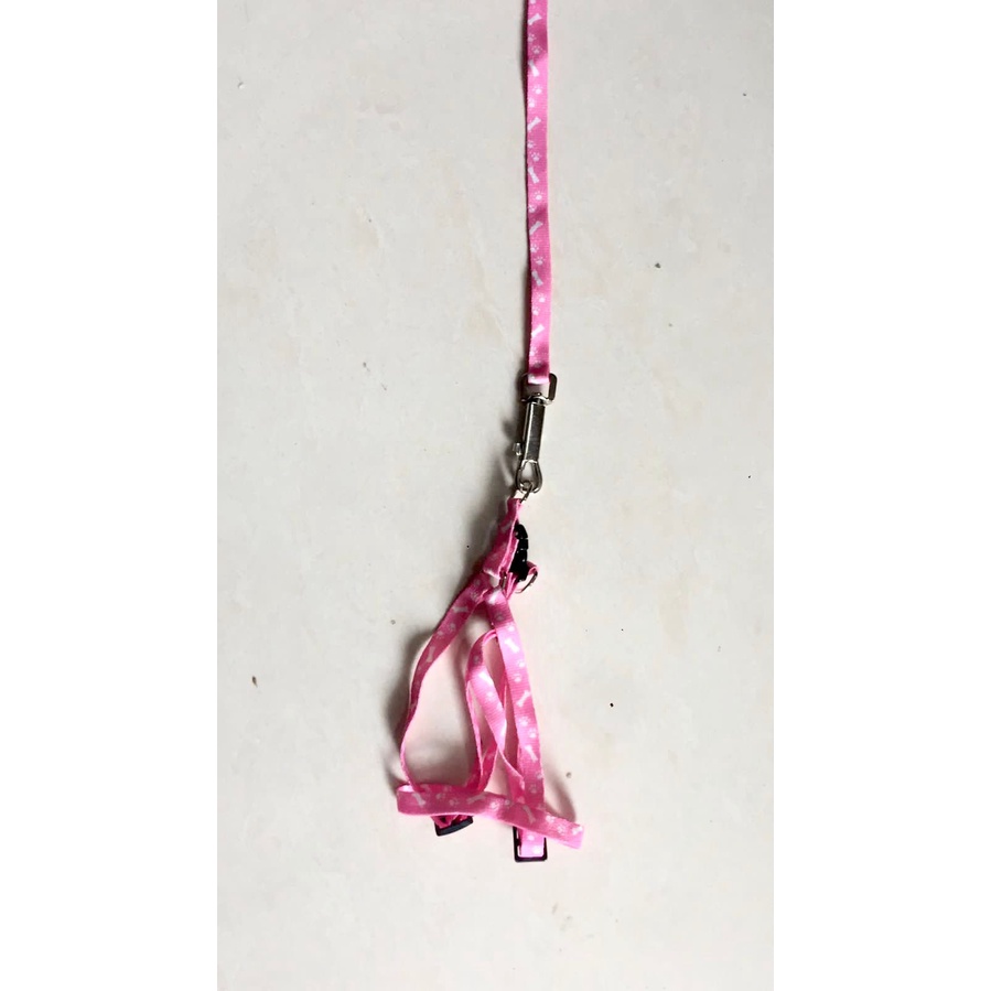 Harness Y anjing kucing collar dog cat tali dada kalung motif