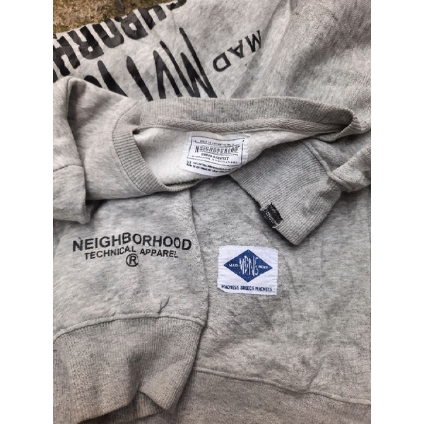 crewneck neigborhood x madness original second