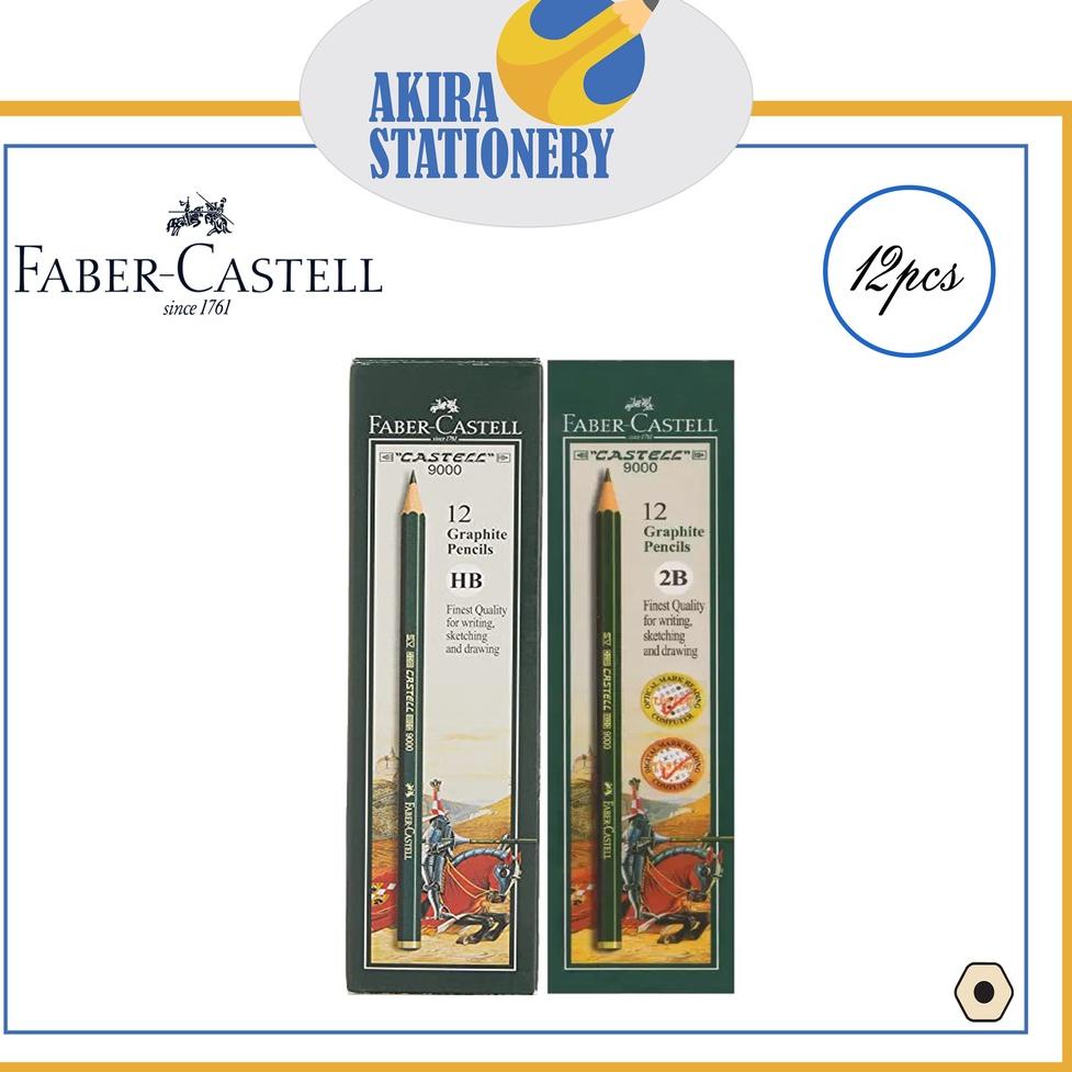 

s94➸ PENCIL / PENSIL 2B / HB FABER CASTELL (12 PCS)