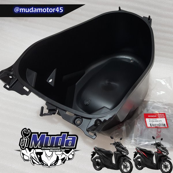 BAGASI BOX LUGGAGE ALL NEW VARIO 125 150 KEYLESS 2018 81250-K59-A70 BAWAH JOK SADEL TEMPAT BARANG 81