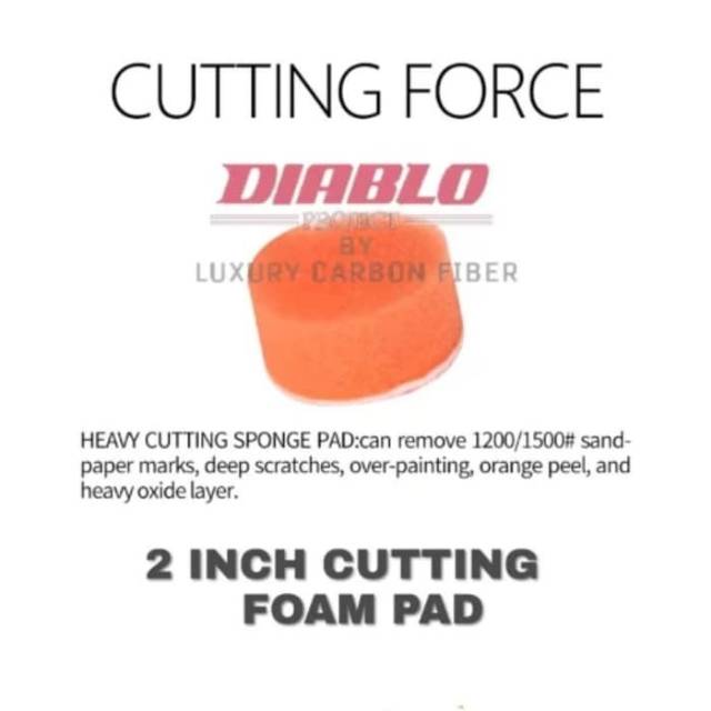 

Foam pad - busa poles 2 inch untuk cutting - heavy cut