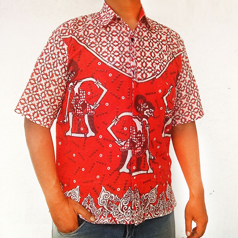 Buy 1 Get 5 Cuci Gudang Kemeja Batik Katun Bisa Seragam Pilih Motif dan Ukuran